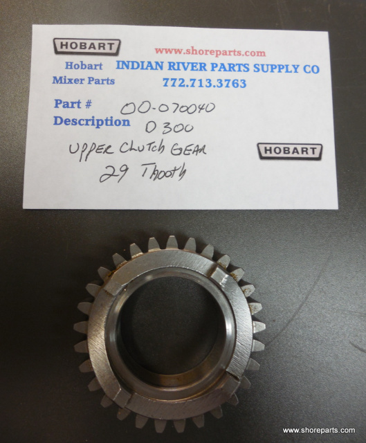 Hobart Mixer D-300 00-070040 29 Tooth Upper Clutch Gear used